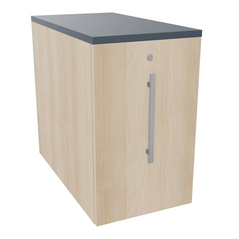 GUSTAVE CAISSON INDIVIDUEL H73,5 L43,2 P80 CM MELAMINE - CORPS  TOP  PORTE  RZ RZ R6