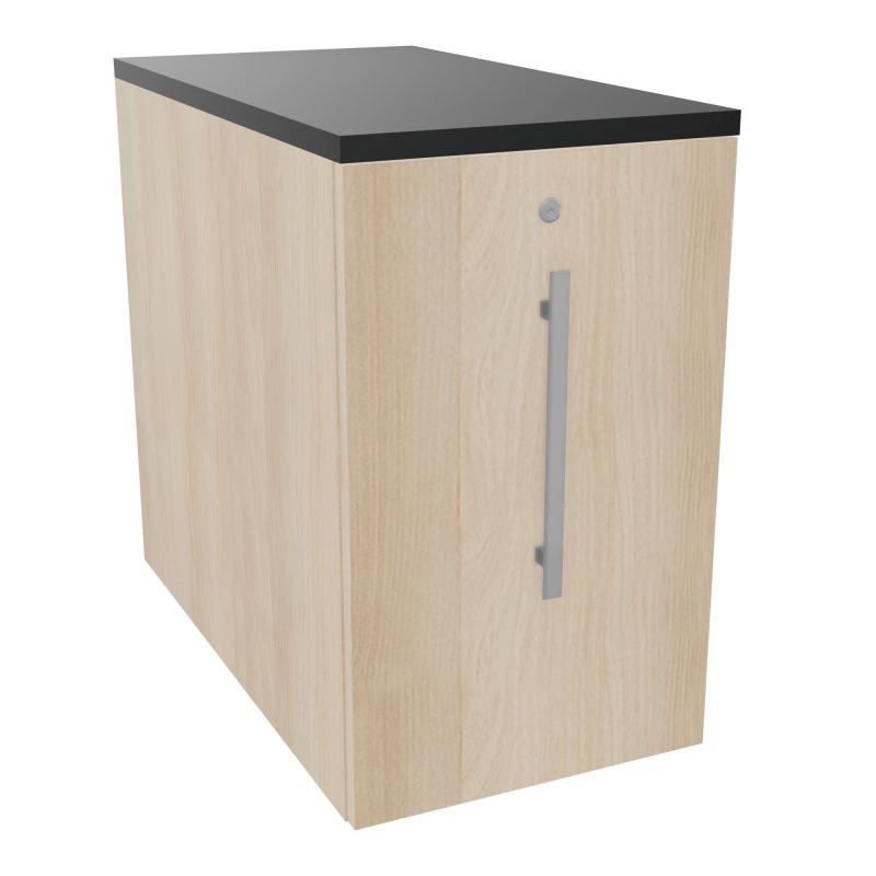 GUSTAVE CAISSON INDIVIDUEL H73,5 L43,2 P80 CM MELAMINE - CORPS  TOP  PORTE  RZ RZ R9