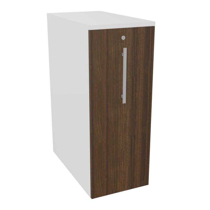 GUSTAVE CAISSON INDIVIDUEL H113,5 L43,2 P80CM CORPS & TOP MELAMINE  -PORTE MG N6