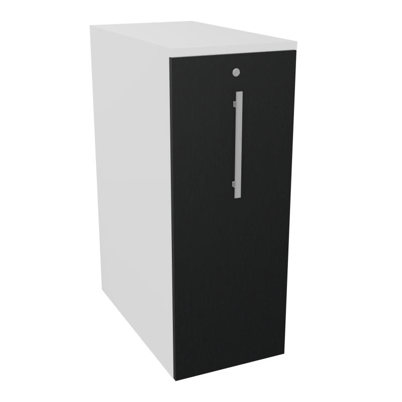 GUSTAVE CAISSON INDIVIDUEL H113,5 L43,2 P80CM CORPS & TOP MELAMINE  -PORTE  MG R9