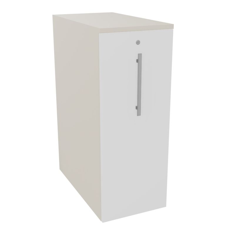 GUSTAVE CAISSON INDIVIDUEL H113,5 L43,2 P80CM CORPS & TOP MELAMINE  -PORTE N5 MG