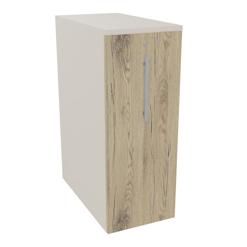 GUSTAVE CAISSON INDIVIDUEL H113,5 L43,2 P80CM CORPS & TOP MELAMINE  -PORTE N5 R3