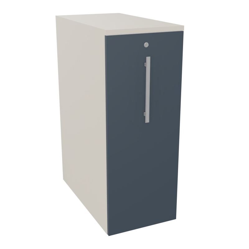 GUSTAVE CAISSON INDIVIDUEL H113,5 L43,2 P80CM CORPS & TOP MELAMINE  -PORTE  N5 R6