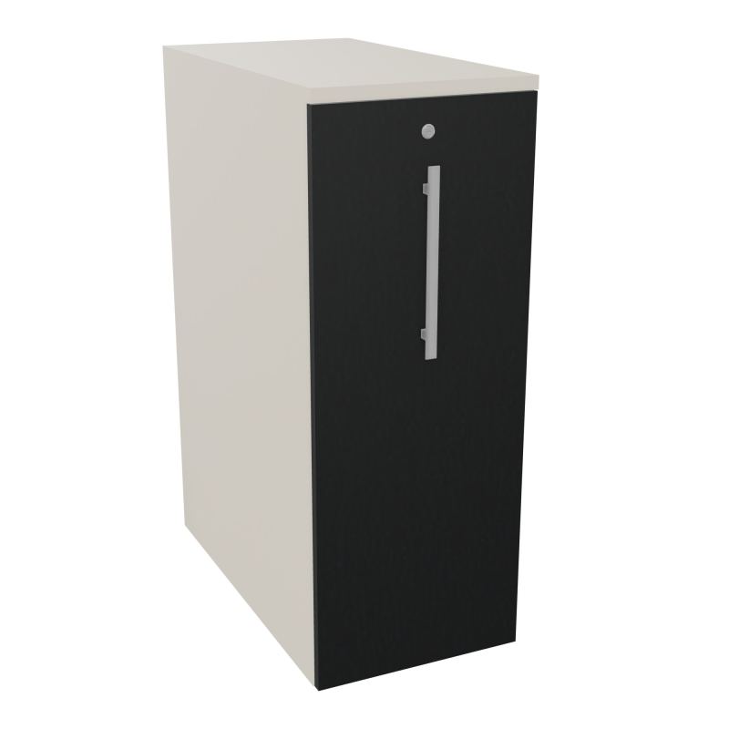 GUSTAVE CAISSON INDIVIDUEL H113,5 L43,2 P80CM CORPS & TOP MELAMINE  -PORTE  N5 R9