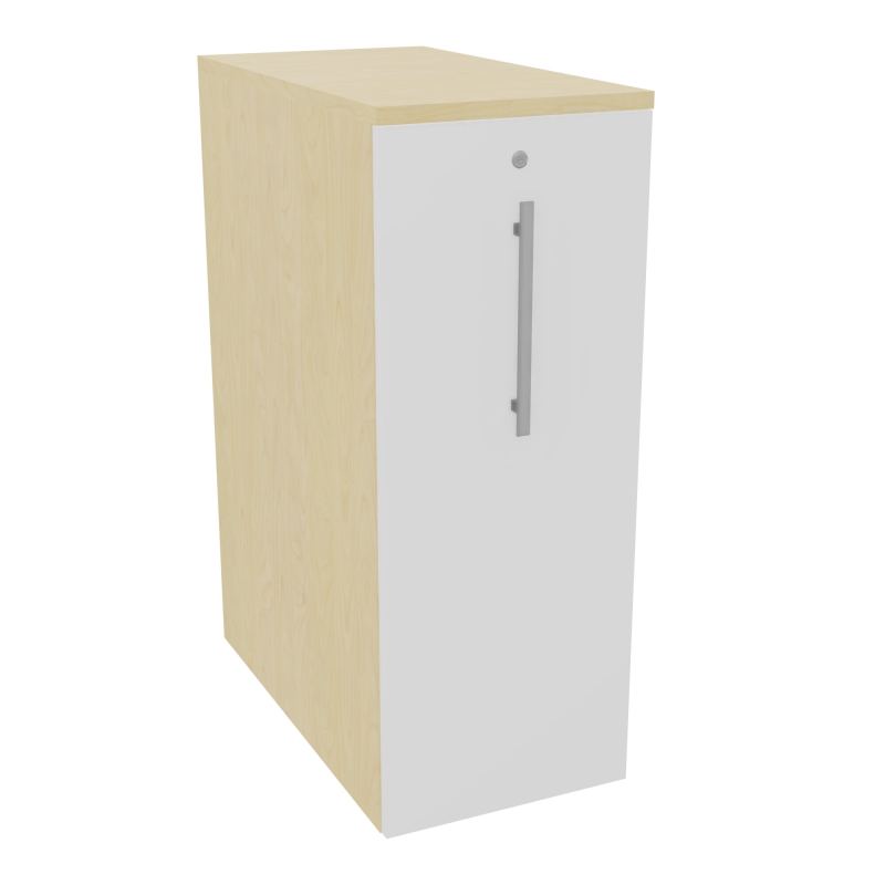 GUSTAVE CAISSON INDIVIDUEL H113,5 L43,2 P80CM CORPS & TOP MELAMINE  -PORTE N8 MG