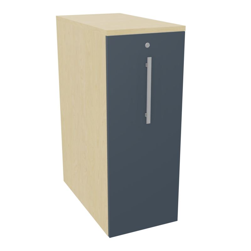 GUSTAVE CAISSON INDIVIDUEL H113,5 L43,2 P80CM CORPS & TOP MELAMINE  -PORTE  N8 R6