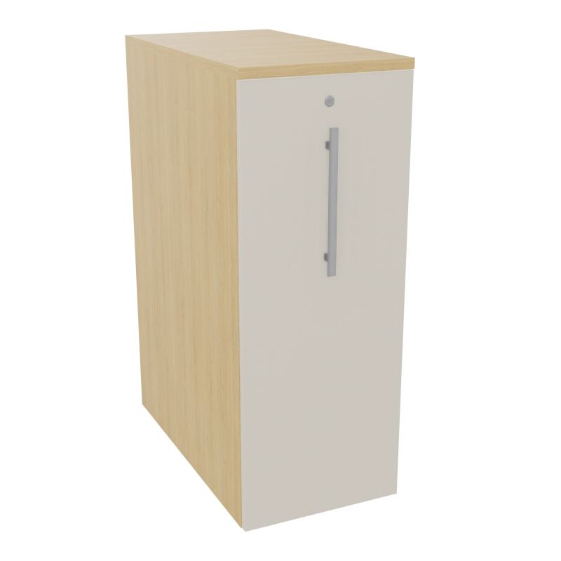 GUSTAVE CAISSON INDIVIDUEL H113,5 L43,2 P80CM CORPS & TOP MELAMINE  -PORTE  R1 N5
