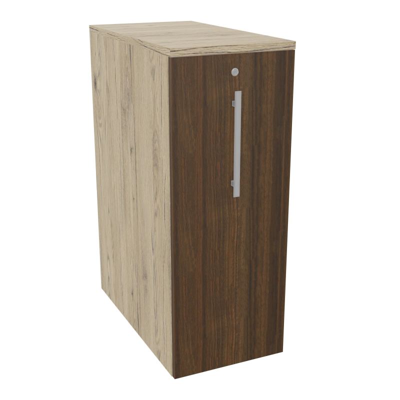 GUSTAVE CAISSON INDIVIDUEL H113,5 L43,2 P80CM CORPS & TOP MELAMINE  -PORTE R3 N6