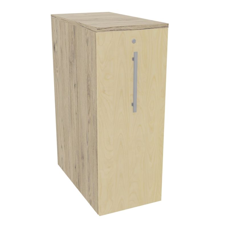 GUSTAVE CAISSON INDIVIDUEL H113,5 L43,2 P80CM CORPS & TOP MELAMINE  -PORTE R3 N8