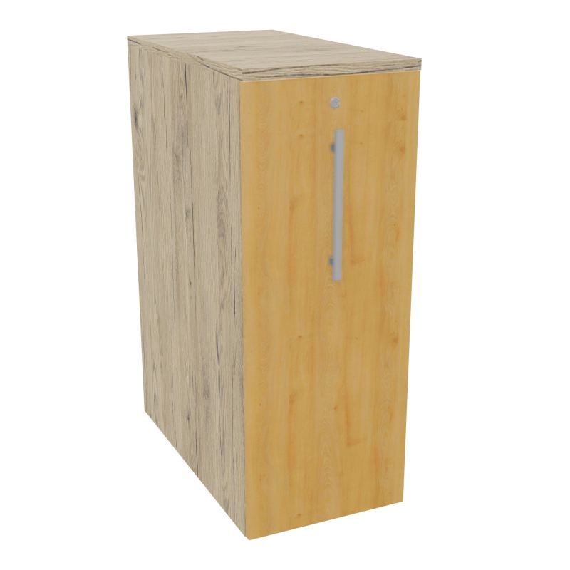 GUSTAVE CAISSON INDIVIDUEL H113,5 L43,2 P80CM CORPS & TOP MELAMINE  -PORTE  R3 R5