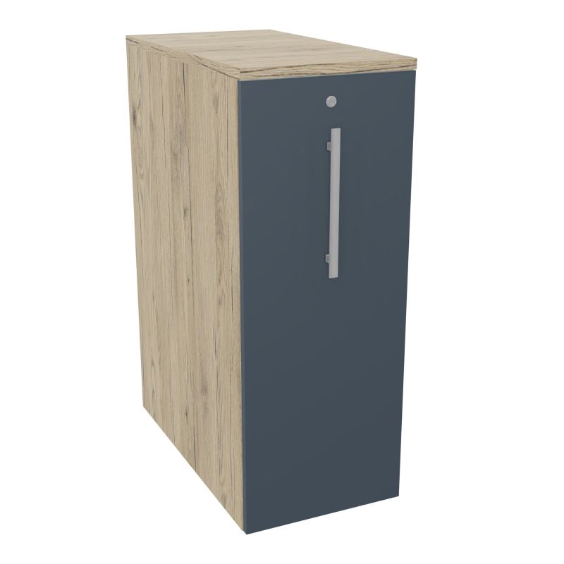 GUSTAVE CAISSON INDIVIDUEL H113,5 L43,2 P80CM CORPS & TOP MELAMINE  -PORTE  R3 R6
