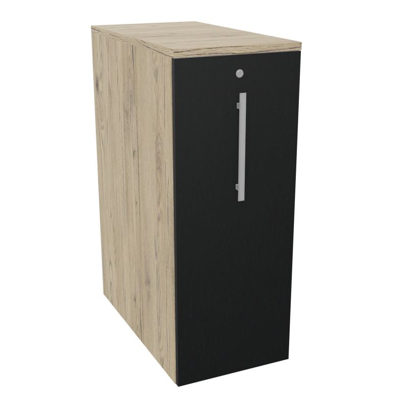 GUSTAVE CAISSON INDIVIDUEL H113,5 L43,2 P80CM CORPS & TOP MELAMINE  -PORTE  R3 R9