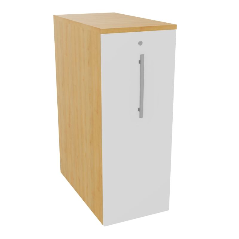 GUSTAVE CAISSON INDIVIDUEL H113,5 L43,2 P80CM CORPS & TOP MELAMINE  -PORTE  R5 MG