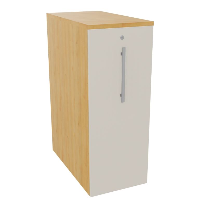 GUSTAVE CAISSON INDIVIDUEL H113,5 L43,2 P80CM CORPS & TOP MELAMINE  -PORTE  R5 N5