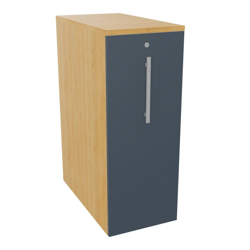 GUSTAVE CAISSON INDIVIDUEL H113,5 L43,2 P80CM CORPS & TOP MELAMINE  -PORTE  R5 R6