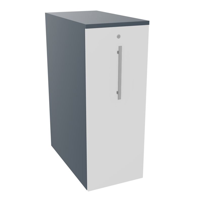 GUSTAVE CAISSON INDIVIDUEL H113,5 L43,2 P80CM CORPS & TOP MELAMINE  -PORTE  R6 MG