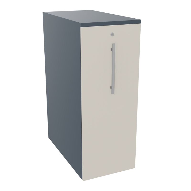 GUSTAVE CAISSON INDIVIDUEL H113,5 L43,2 P80CM CORPS & TOP MELAMINE  -PORTE  R6 N5