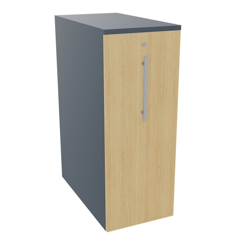 GUSTAVE CAISSON INDIVIDUEL H113,5 L43,2 P80CM CORPS & TOP MELAMINE  -PORTE  R6 R1