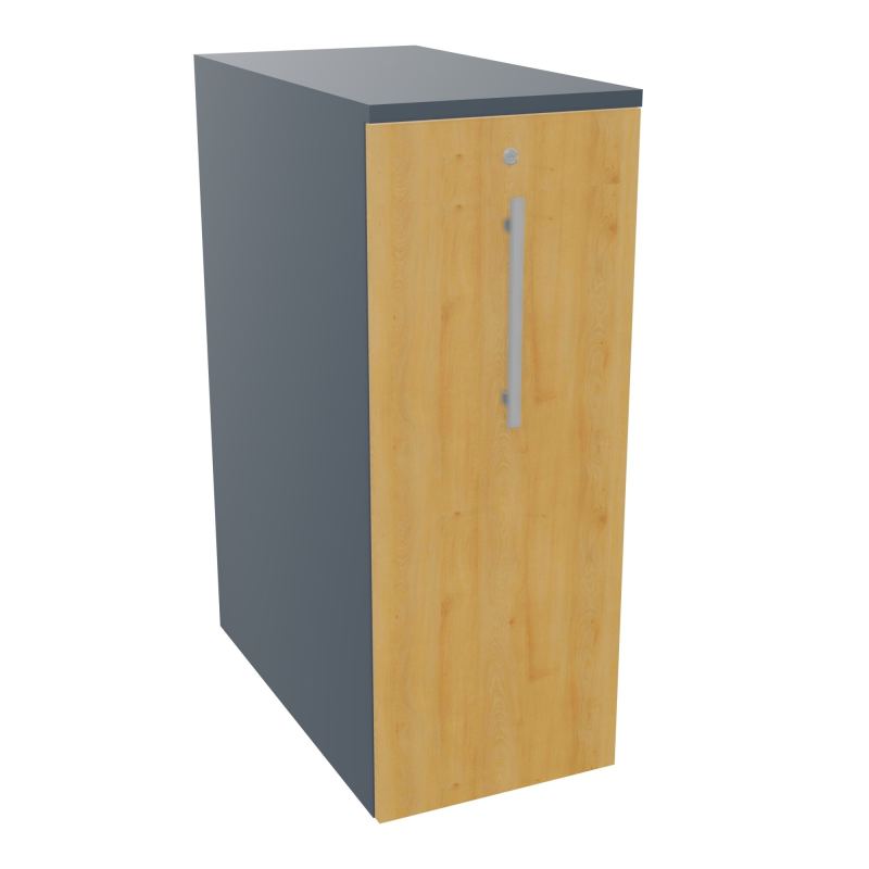 GUSTAVE CAISSON INDIVIDUEL H113,5 L43,2 P80CM CORPS & TOP MELAMINE  -PORTE  R6 R5