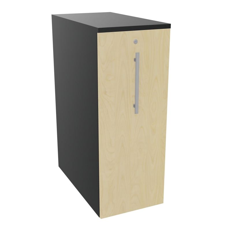 GUSTAVE CAISSON INDIVIDUEL H113,5 L43,2 P80CM CORPS & TOP MELAMINE  -PORTE  R9 N8