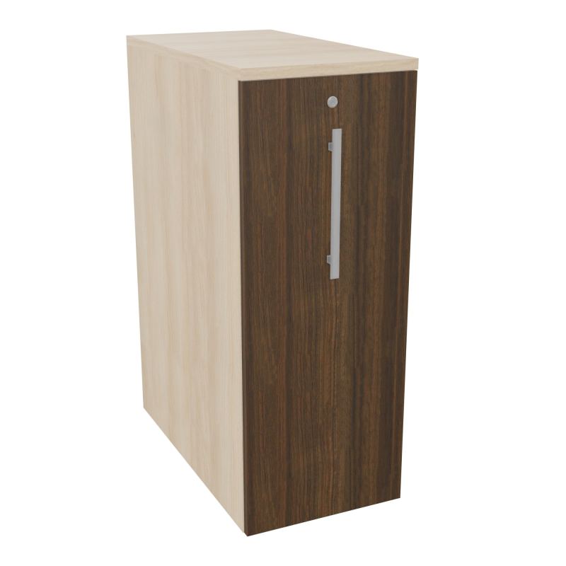 GUSTAVE CAISSON INDIVIDUEL H113,5 L43,2 P80CM CORPS & TOP MELAMINE  -PORTE RZ N6
