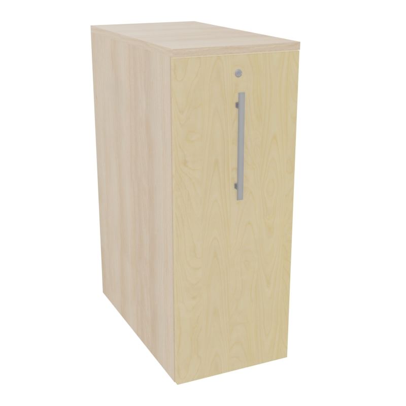GUSTAVE CAISSON INDIVIDUEL H113,5 L43,2 P80CM CORPS & TOP MELAMINE  -PORTE RZ N8