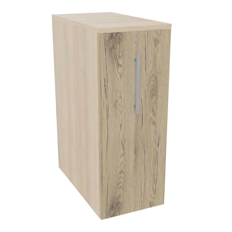 GUSTAVE CAISSON INDIVIDUEL H113,5 L43,2 P80CM CORPS & TOP MELAMINE  -PORTE RZ R3