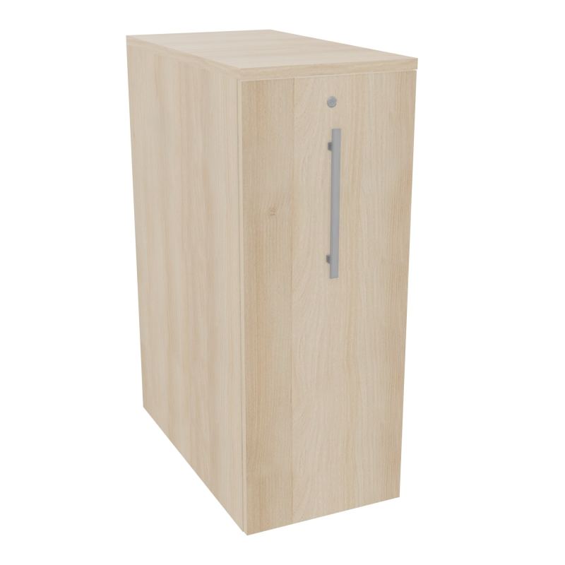 GUSTAVE CAISSON INDIVIDUEL H113,5 L43,2 P80CM CORPS & TOP MELAMINE  -PORTE RZ RZ