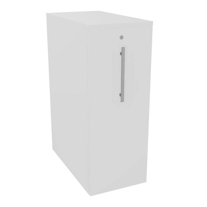 GUSTAVE CAISSON PARTAGE H113,5 L43,2 P80 CM CORPS & TOP MELAMINE MG PORTE MELAMINE MG