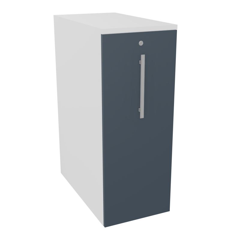 GUSTAVE CAISSON PARTAGE H113,5 L43,2 P80 CM CORPS & TOP PORTE MELAMINE MG R6