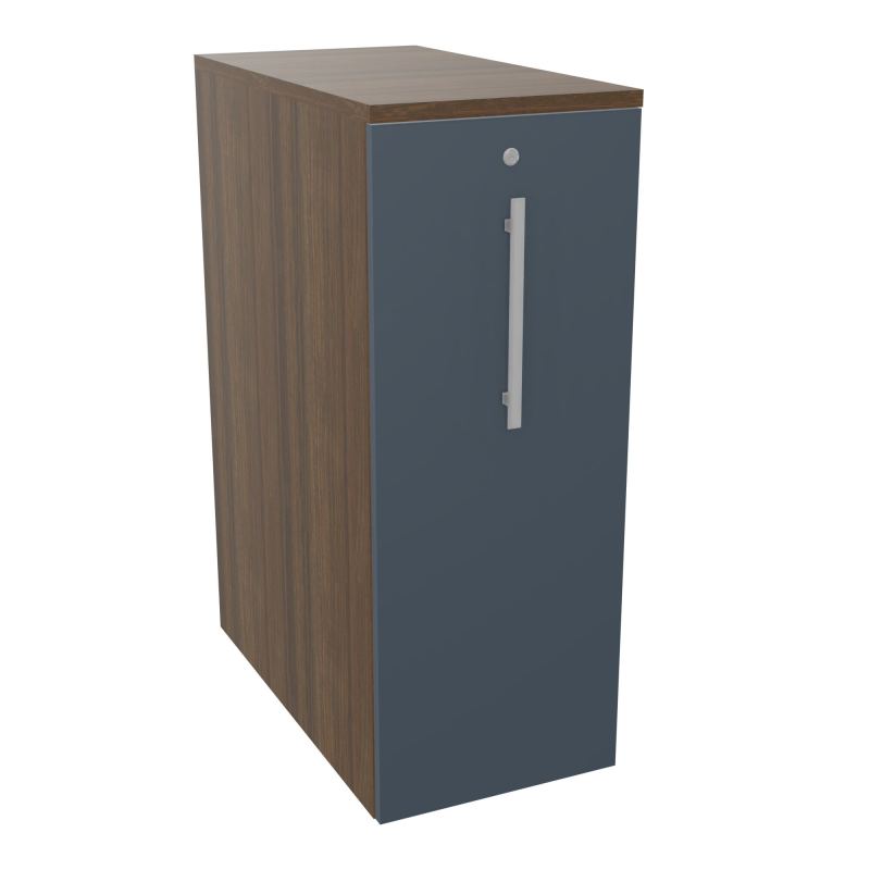 GUSTAVE CAISSON PARTAGE H113,5 L43,2 P80 CM CORPS & TOP PORTE MELAMINE N6 R6