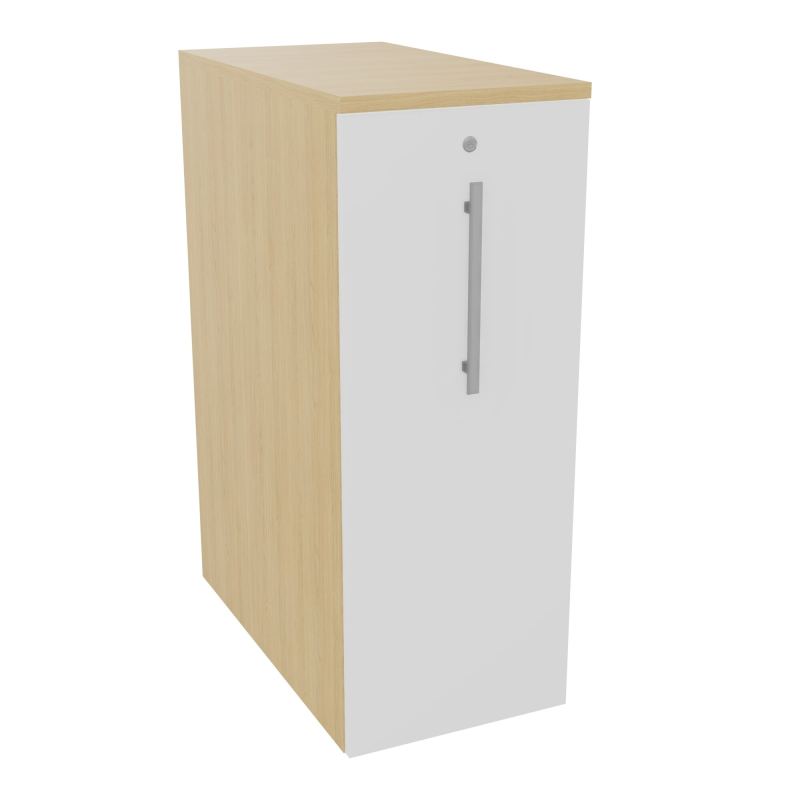 GUSTAVE CAISSON PARTAGE H113,5 L43,2 P80 CM CORPS & TOP PORTE MELAMINE R1 MG