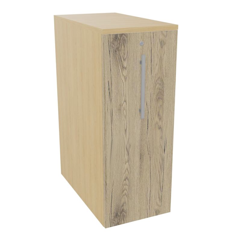 GUSTAVE CAISSON PARTAGE H113,5 L43,2 P80 CM CORPS & TOP PORTE MELAMINE R1 R3