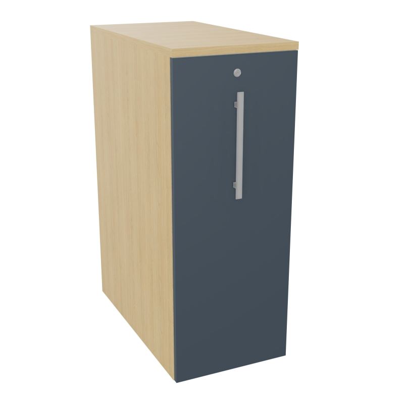 GUSTAVE CAISSON PARTAGE H113,5 L43,2 P80 CM CORPS & TOP PORTE MELAMINE R1 R6