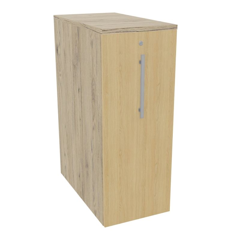 GUSTAVE CAISSON PARTAGE H113,5 L43,2 P80 CM CORPS & TOP PORTE MELAMINE R3 R1