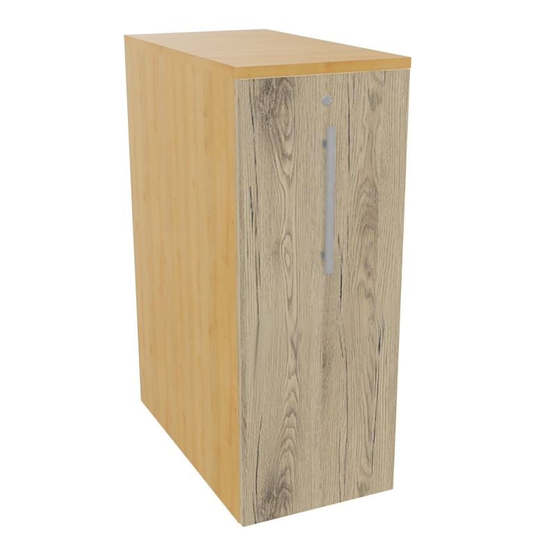 GUSTAVE CAISSON PARTAGE H113,5 L43,2 P80 CM CORPS & TOP PORTE MELAMINE R5 R3