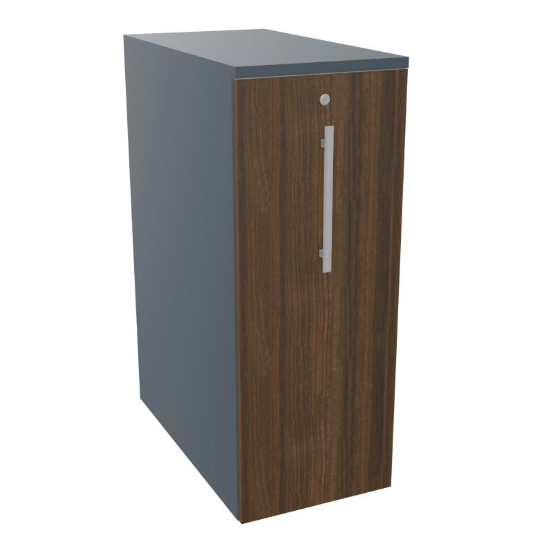 GUSTAVE CAISSON PARTAGE H113,5 L43,2 P80 CM CORPS & TOP PORTE MELAMINE R6 N6