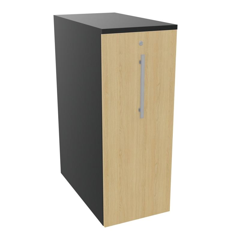 GUSTAVE CAISSON PARTAGE H113,5 L43,2 P80 CM CORPS & TOP PORTE MELAMINE R9 R1