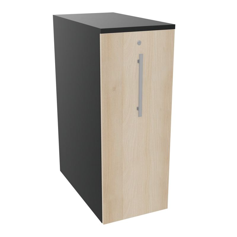 GUSTAVE CAISSON PARTAGE H113,5 L43,2 P80 CM CORPS & TOP PORTE MELAMINE R9 RZ