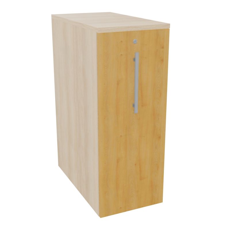 GUSTAVE CAISSON PARTAGE H113,5 L43,2 P80 CM CORPS & TOP PORTE MELAMINE RZ R5