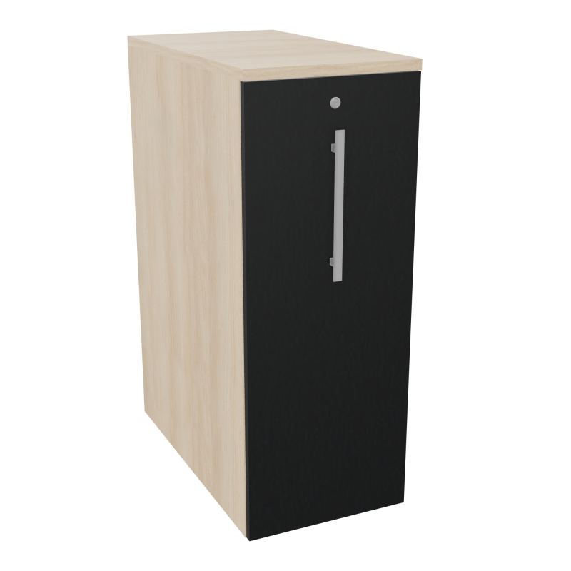 GUSTAVE CAISSON PARTAGE H113,5 L43,2 P80 CM CORPS & TOP PORTE MELAMINE RZ R9