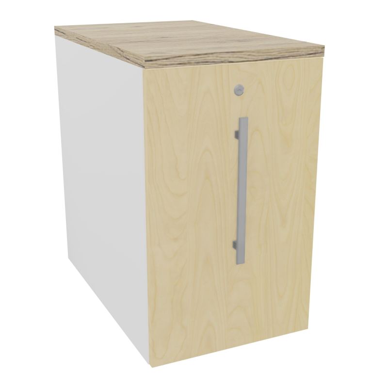 GUSTAVE CAISSON INDIVIDUEL H3,5 L43,2 P70 CM MELAMINE - CORPS  TOP  PORTE MG N8 R3