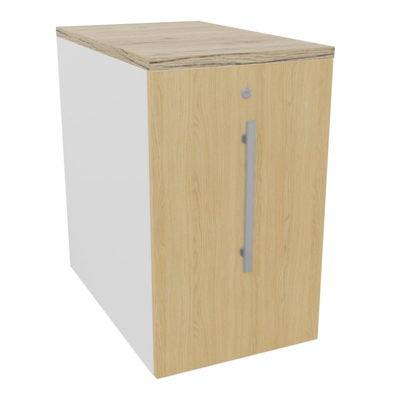 GUSTAVE CAISSON INDIVIDUEL H73,5 L43,2 P70 CM MELAMINE - CORPS  TOP  PORTE  MG R1 R3