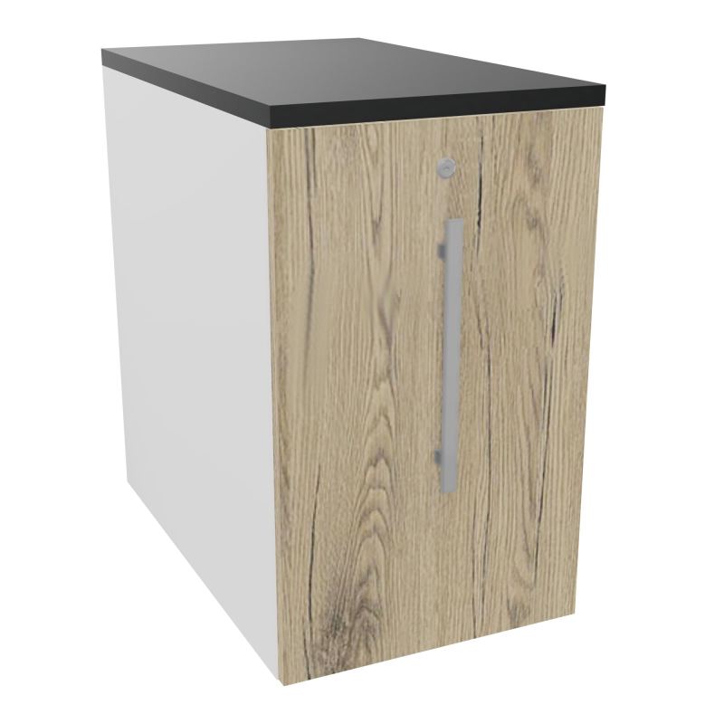 GUSTAVE CAISSON INDIVIDUEL H73,5 L43,2 P70 CM MELAMINE - CORPS  TOP  PORTE  MG R3 R9