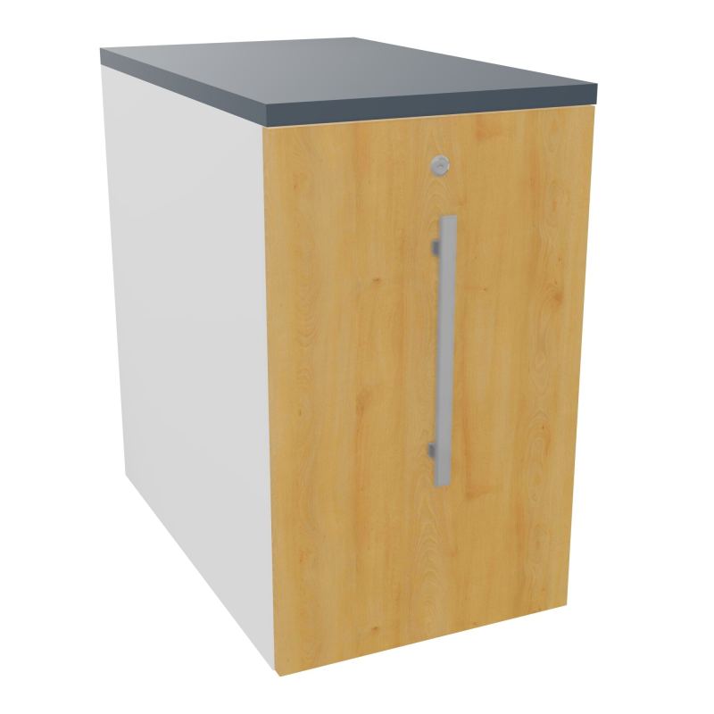 GUSTAVE CAISSON INDIVIDUEL H73,5 L43,2 P70 CM MELAMINE - CORPS  TOP  PORTE  MG R5 R6