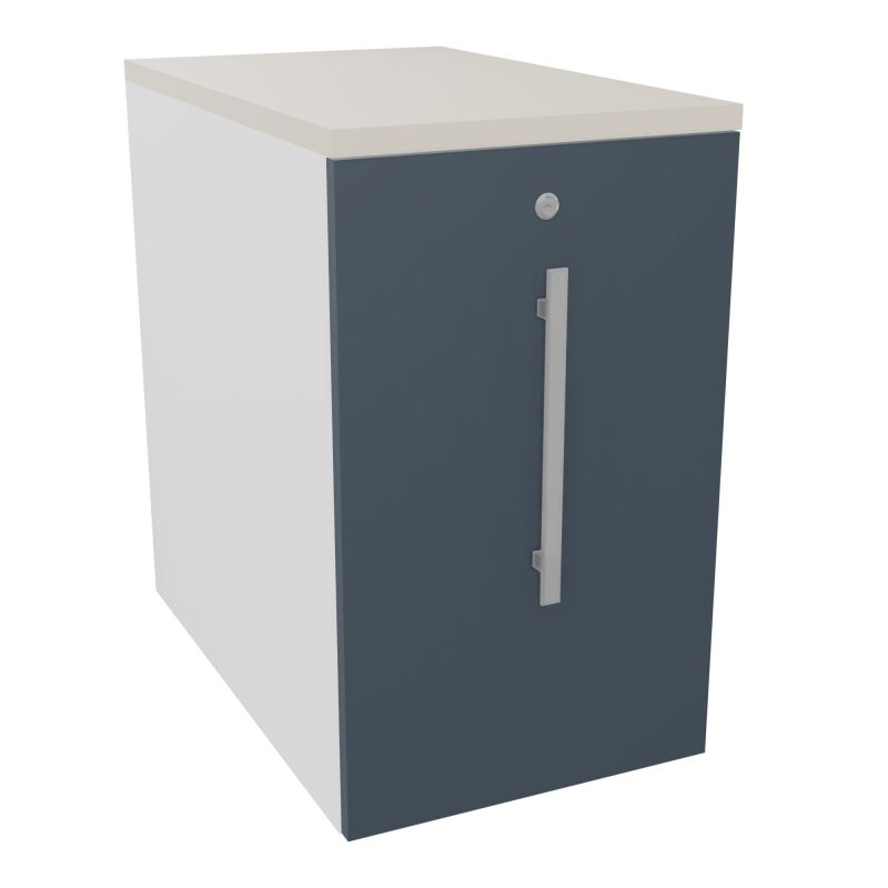 GUSTAVE CAISSON INDIVIDUEL H73,5 L43,2 P70 CM MELAMINE - CORPS  TOP  PORTE  MG R6 N5