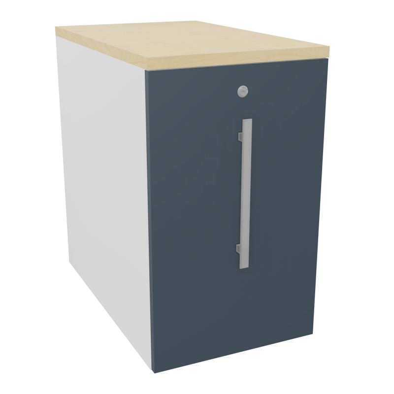 GUSTAVE CAISSON INDIVIDUEL H73,5 L43,2 P70 CM MELAMINE - CORPS  TOP  PORTE  MG R6 N8