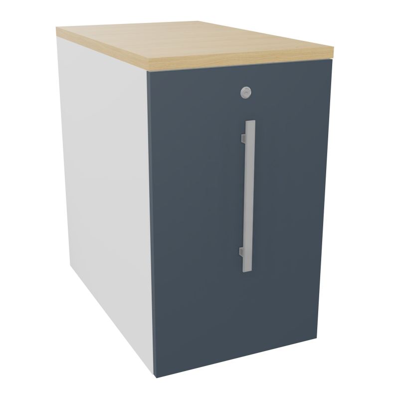 GUSTAVE CAISSON INDIVIDUEL H73,5 L43,2 P70 CM MELAMINE - CORPS  TOP  PORTE  MG R6 R1