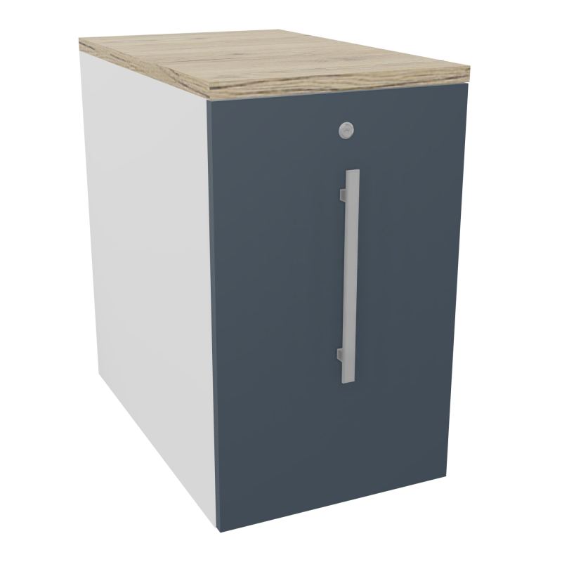 GUSTAVE CAISSON INDIVIDUEL H73,5 L43,2 P70 CM MELAMINE - CORPS  TOP  PORTE  MG R6 R3