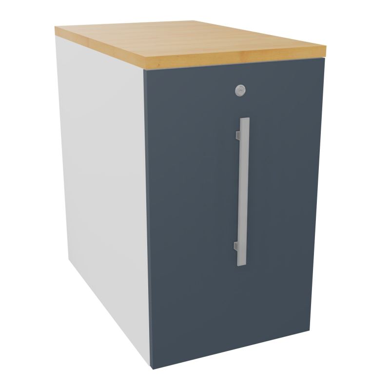 GUSTAVE CAISSON INDIVIDUEL H73,5 L43,2 P70 CM MELAMINE - CORPS  TOP  PORTE  MG R6 R5